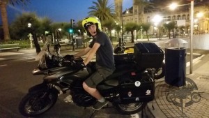 W nowej skÃ³rze na motocykl..., San Sebastian - Donostia, Hiszpania 2015